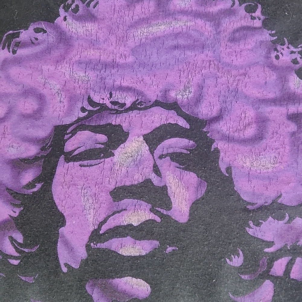 Jimi Hendrix Tye-dye Graphic Cotton Tshirt - Picture 2 of 4